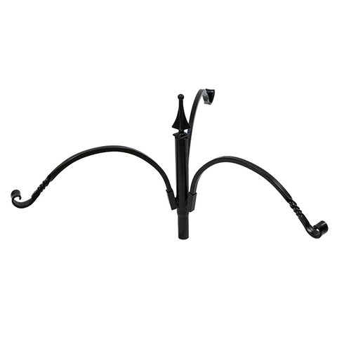 Erva Steel Three Arm Decorative Twist Hanger Assembly, 23" Flying Colors