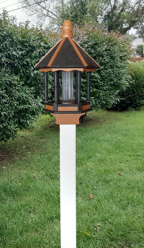 Premium Amish Poly Bird Feeder with Feeding Tube – Weather-Resistant Outdoor Bird Feeder