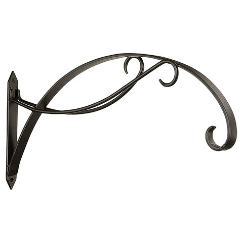 Achla Designs Wrought Iron Scroll Bracket, Black, 23" Flying Colors