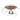 Achla Red African Daisy Bird Bath with Over Rail Bracket Flying Colors