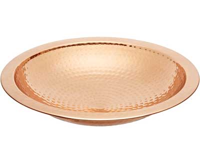 Achla Hammered Copper Bird Bath Flying Colors