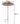 Achla Metal Bird Bath and Stake, Burnt Copper Colored Flying Colors
