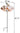 Achla Hummingbird Bird Bath and Stake, Copper Flying Colors