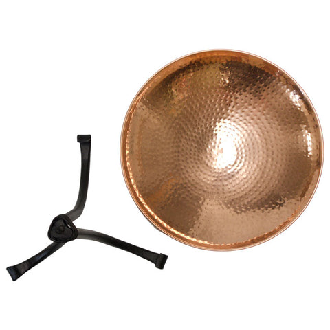 Achla Metal Bird Bath with Tripod Stand, Copper Plated Flying Colors