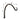 Achla Upcurled Wrought Iron Bracket, Black, 12"L Flying Colors