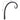 Achla Downcurled Wrought Iron Wall Hook, Black, 8"L Flying Colors