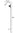 American GardenWorks Hummingbird Shepherd Hook, Black, 5'6"H Flying Colors