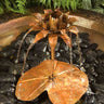 Ancient Graffiti Copper Lotus Dripper Fountain Flying Colors