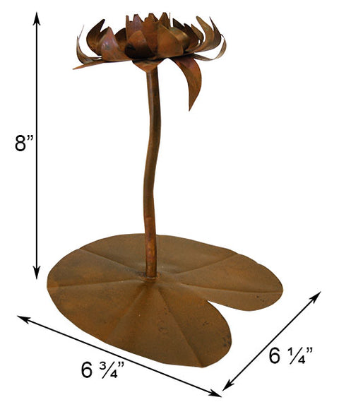 Ancient Graffiti Copper Lotus Dripper Fountain Flying Colors