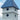 Wing & A Prayer Plantation Bird House, Cobalt Blue Roof Flying Colors