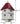 Wing & A Prayer Plantation Bird House, Merlot Red Roof Flying Colors