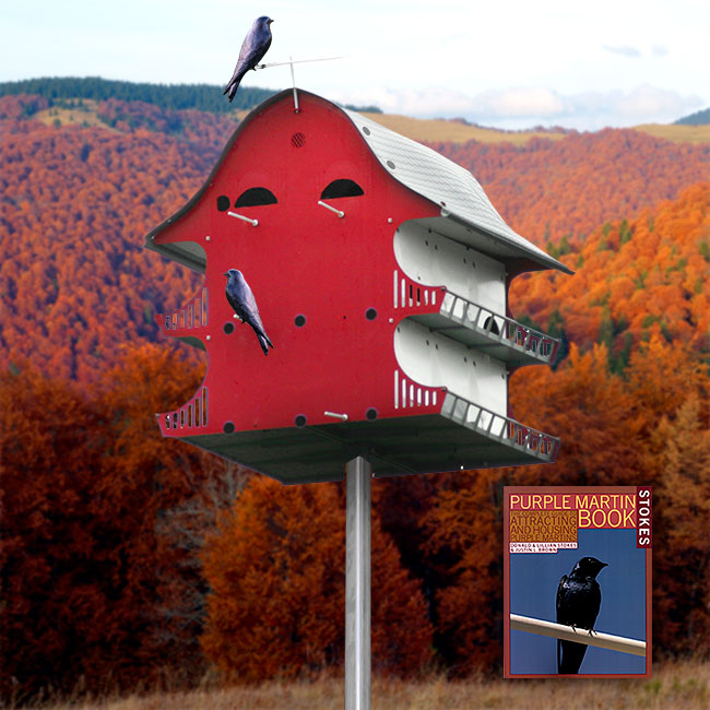S&K 16 Room Purple Martin House Package Flying Colors