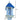 Wing & A Prayer Pavilion Bird Feeder, Cobalt Blue Roof Flying Colors