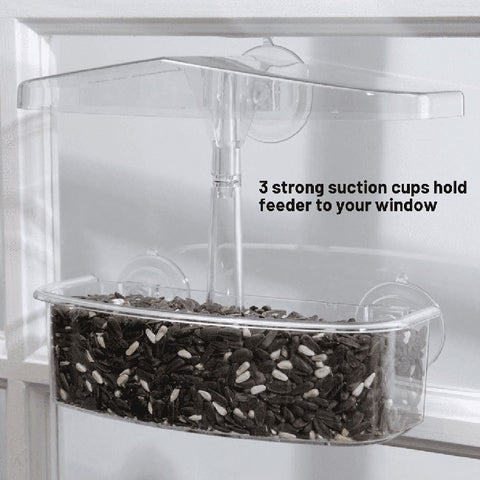 Droll Yankees Observer Window Bird Feeder Flying Colors