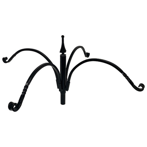 Erva Steel Four Arm Decorative Twist Hanger Assembly, 25.75" Flying Colors