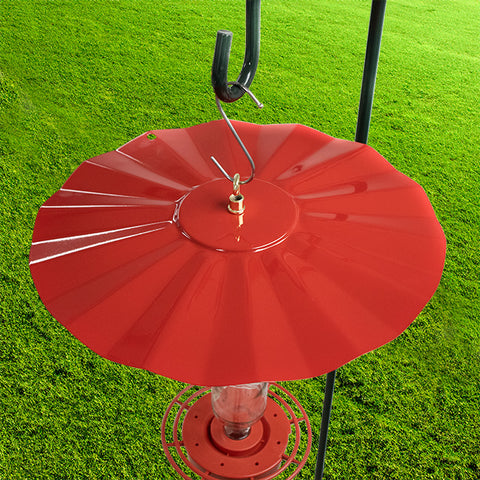 Erva Hummingbird Weather Guard, Red, 14" dia. Flying Colors