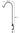 Erva Deck Rail Hanger with Extra Large Clamp, Black Flying Colors