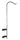 Erva Vertical Deck Mount Hanger for 1” to 1.5” Rails, Black Flying Colors