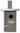 Esschert Design Wren Nest Box with Metal Roof, Gray Flying Colors