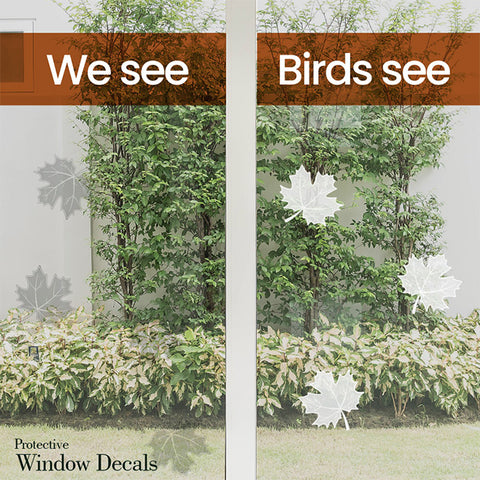 Gardeneer Leaf Protective Window Decals Flying Colors