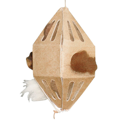 GreenBird Eco Friendly Nesting Material Holder with Fibers Flying Colors