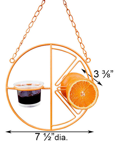 Heath Clementine Fruit and Jelly Oriole Feeder Flying Colors
