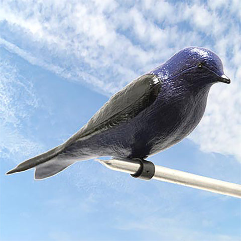 Heath Deluxe Purple Martin Decoy with Mount Flying Colors
