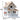 Home Bazaar Backyard Bird Cottage, White Flying Colors