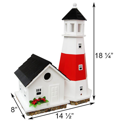 Home Bazaar Montauk Point Lighthouse Bird House Flying Colors
