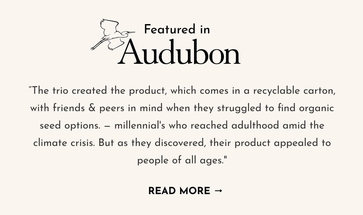 Featured in Audubon magazine