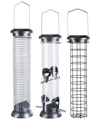 Tall Sterling Heavy Duty Triple Bird Feeder Package Flying Colors