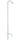 Panacea Single Shepherd Hook, Black, 7'H Flying Colors