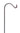 Panacea Heavy-Duty Single Shepherd Hook, Black, 5'10"H Flying Colors