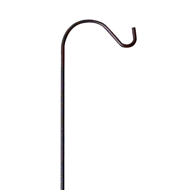 Panacea Heavy-Duty Single Shepherd Hook, Black, 7'3"H Flying Colors