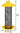 Stokes Finch Screen Mesh Bird Feeder, Yellow Flying Colors