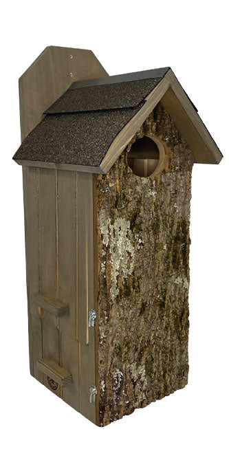 Uncle Dunkel's Bark Clad Wood Duck House Flying Colors