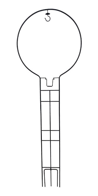 Woodlink Trellis Hanger with Hummingbird Swing, Black, 72"H Flying Colors