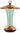 Woodlink Mid-Century Coppertop Hummingbird Feeder, 15 oz. Flying Colors