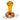 Woodlink Mid-Century Coppertop Oriole Feeder, 16 oz. Flying Colors