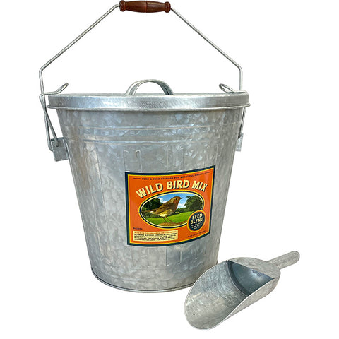 Woodlink Rustic Farmhouse Seed Storage Container with Scoop Flying Colors