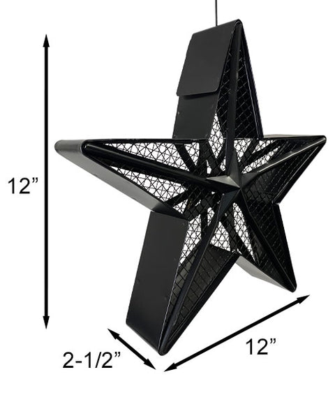 Woodlink Rustic Farmhouse Star Bird Feeder Flying Colors