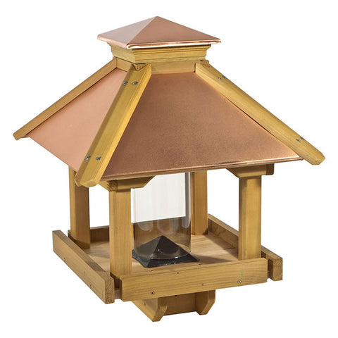 Woodlink Large Coppertop Gazebo Bird Feeder Flying Colors