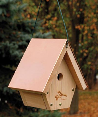 Woodlink Coppertop Hanging Wren House Flying Colors