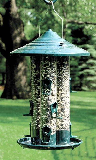 Woodlink Triple Tube Bird Feeder Flying Colors