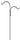 Erva Wrought Iron Two-Piece Double Shepherd Hook, Black, 92" Flying Colors