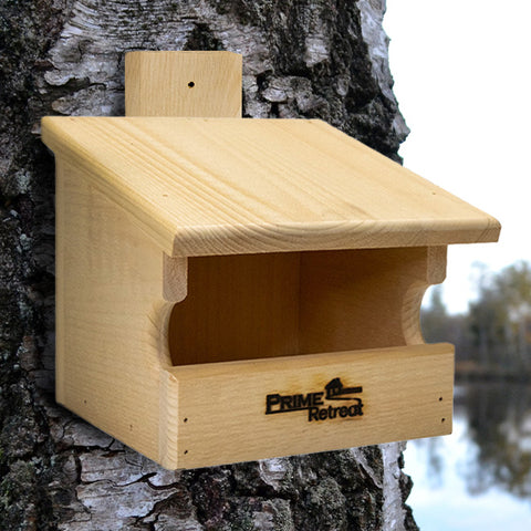 Pine Open Nesting Box by Prime Retreat Flying Colors