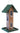 Songbird Essentials Tube Feeder with Tray, Green and Brown Flying Colors