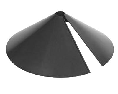 Woodlink Wrap-Around Squirrel Baffler, Black, 13.5" dia. Flying Colors