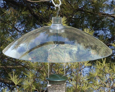 Woodlink Clear Plastic Weather Shield & Squirrel Baffle, 16" Flying Colors