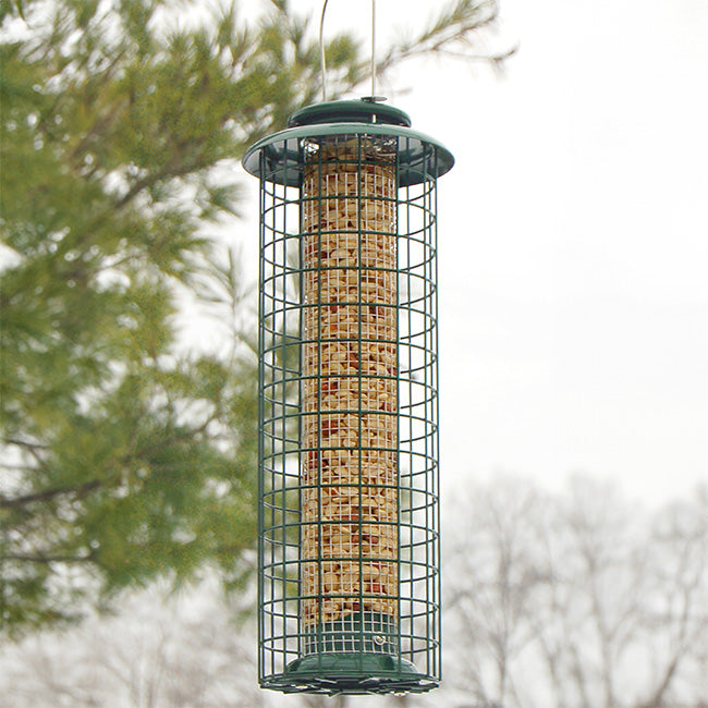Woodlink Caged Screen Tube Bird Feeder Flying Colors